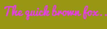 Image with Font Color EB38F5 and Background Color 969614